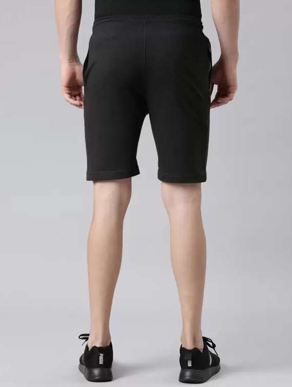 men pack of 2 solid regular fit shorts - 21576053 -  Standard Image - 1