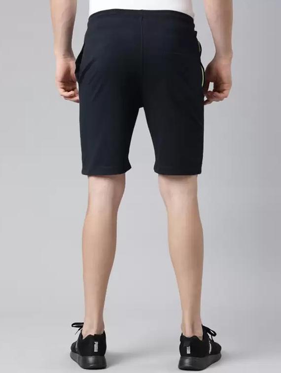 men pack of 2 solid regular fit shorts - 21576055 -  Standard Image - 1