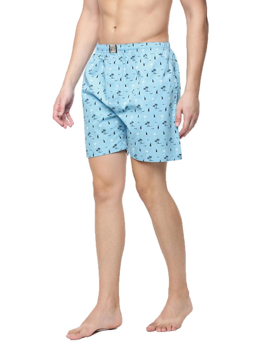 men printed mid rise boxers - 21576073 - Standard Image - 1