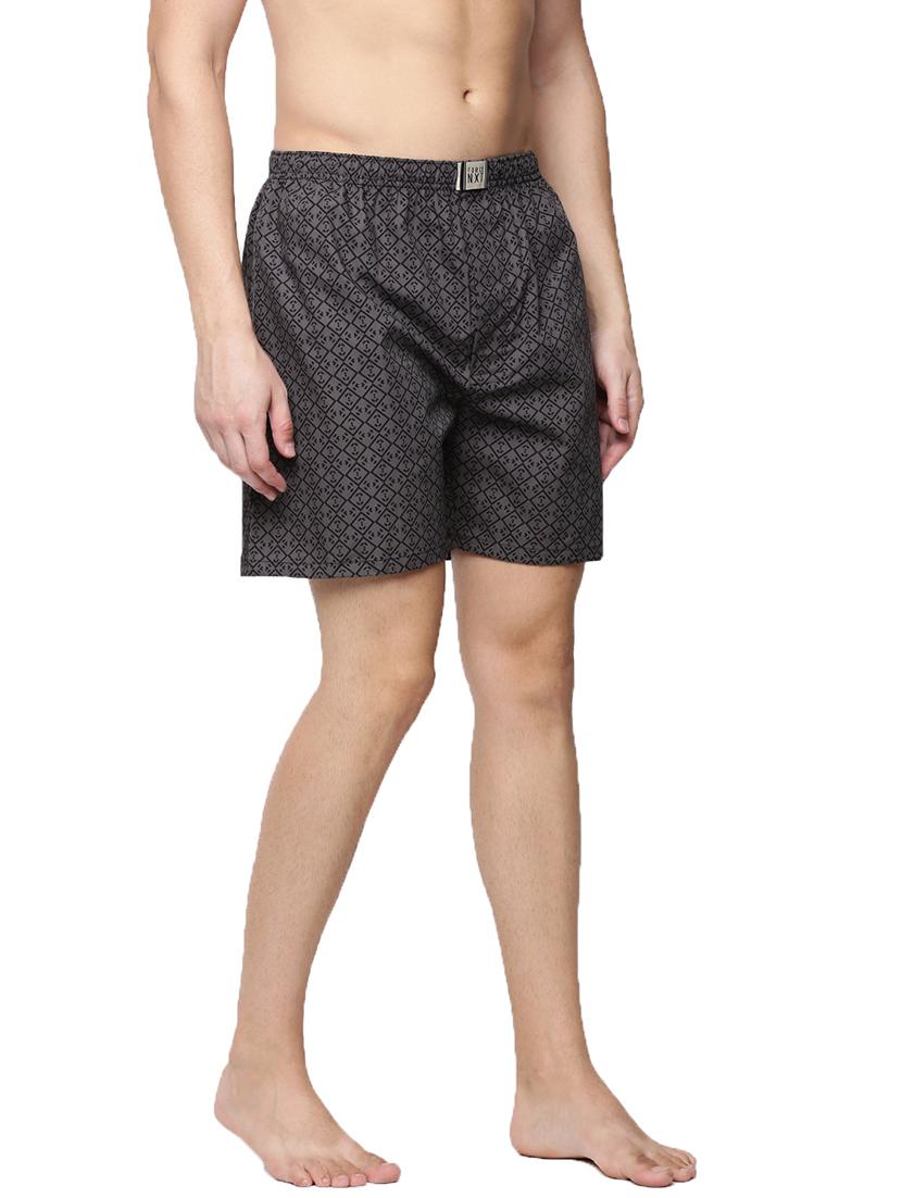 men pack of 2 printed mid rise boxers - 21576078 -  Standard Image - 1