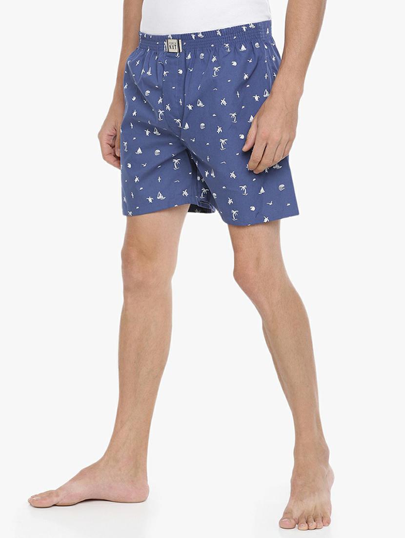 men pack of 3 printed mid rise boxers - 21576081 -  Standard Image - 1