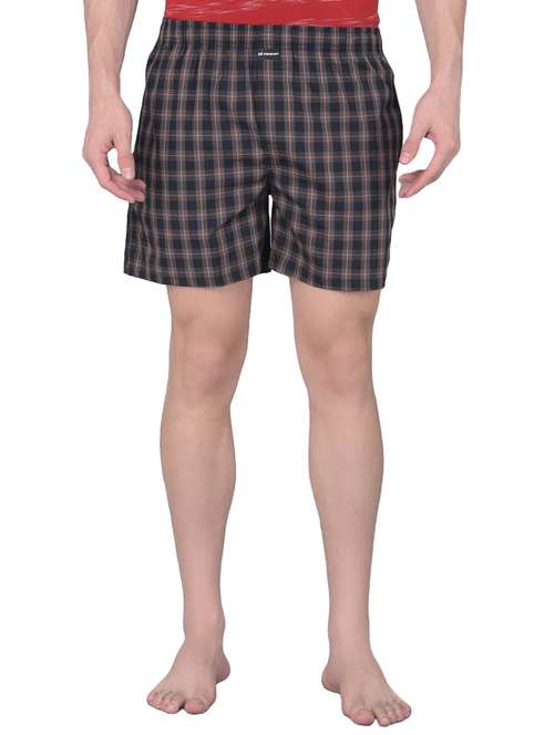 men black checkered mid rise boxers - 21576084 -  Standard Image - 0