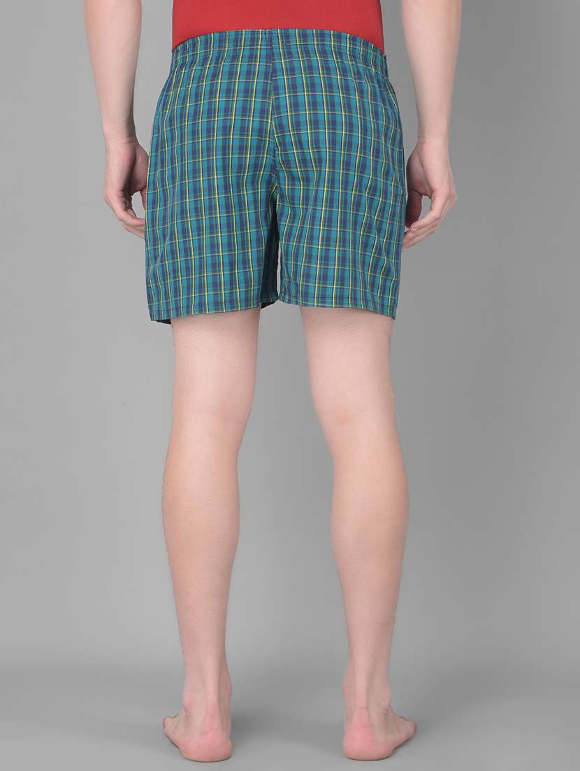 men checkered mid rise boxers - 21576087 -  Standard Image - 1