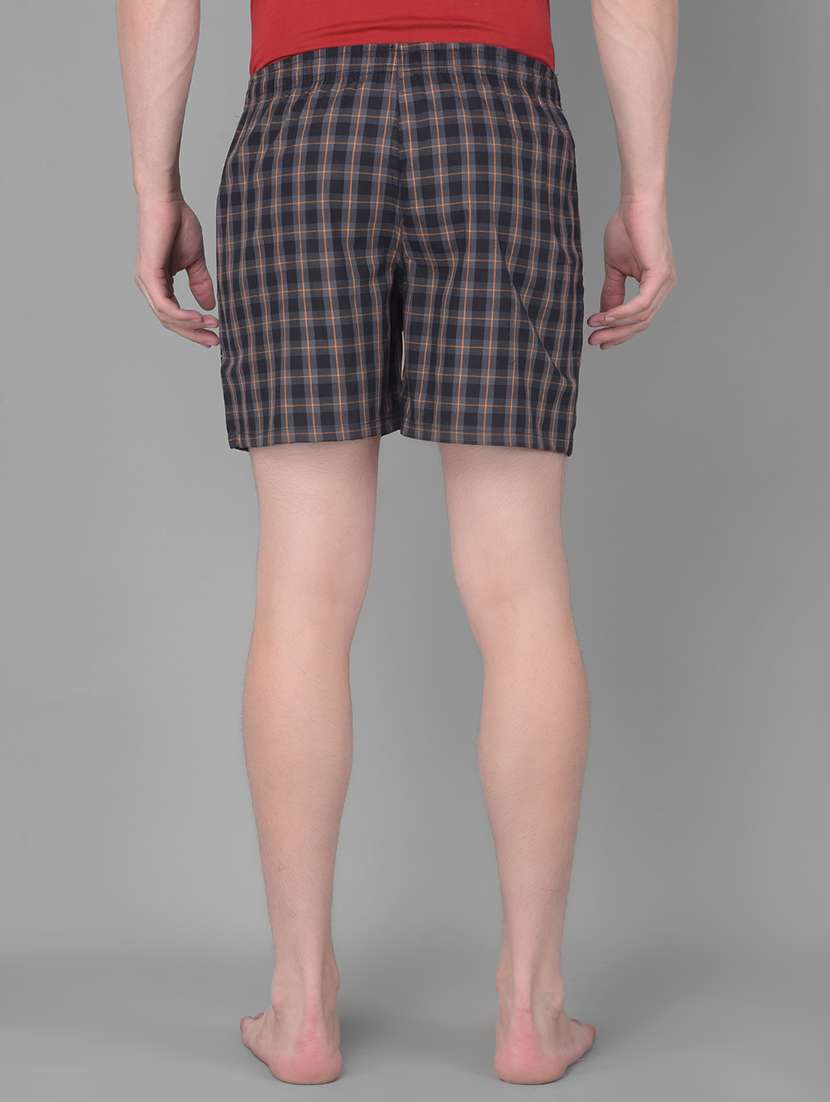 men pack of 2 checkered mid rise boxers - 21576089 -  Standard Image - 1