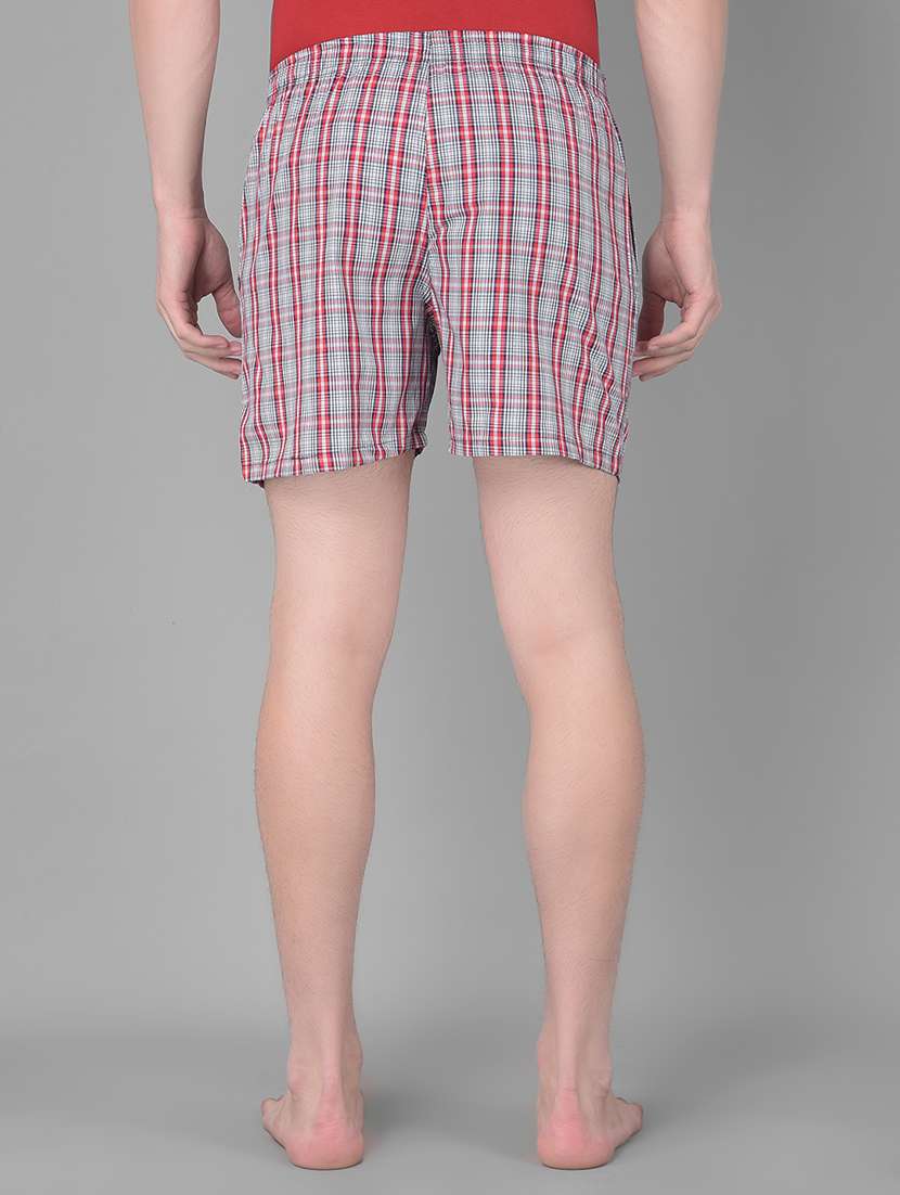 men pack of 2 checkered mid rise boxers - 21576091 -  Standard Image - 1