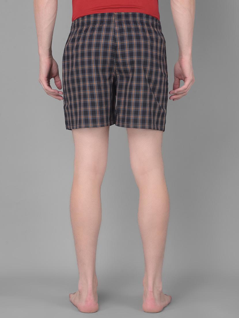 men pack of 3 checkered mid rise boxers - 21576093 -  Standard Image - 1