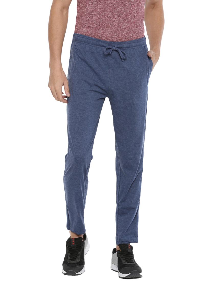 men regular fit mid rise full length track pant