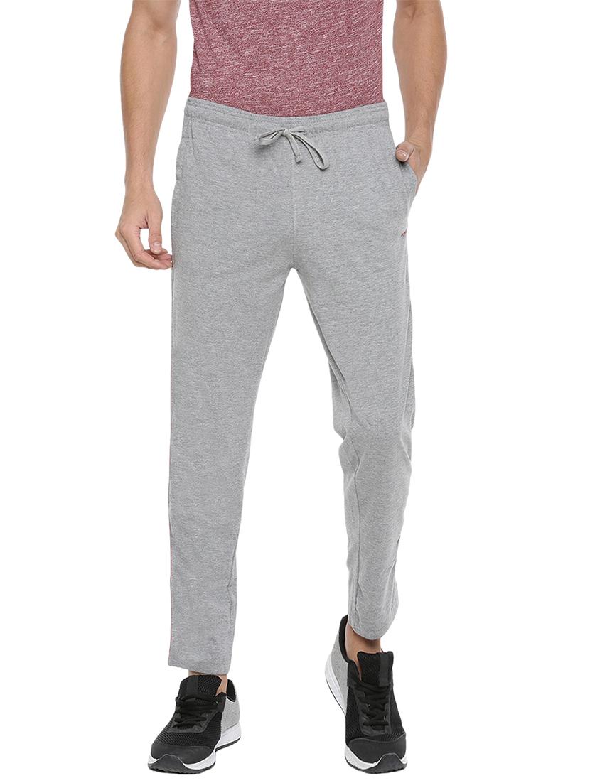 men regular fit mid rise full length track pant