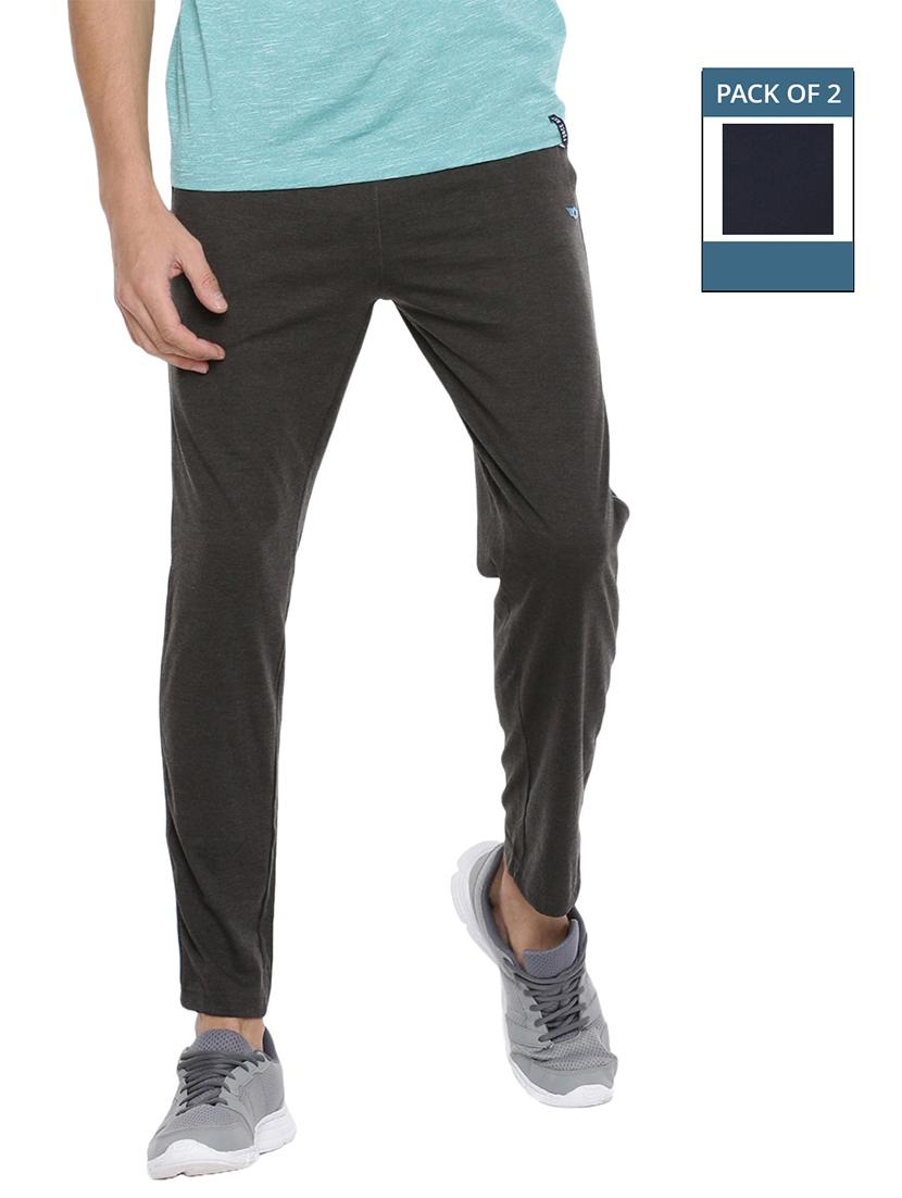 men pack of 2 mid rise full length track pant - 21576132 -  Zoom Image - 0