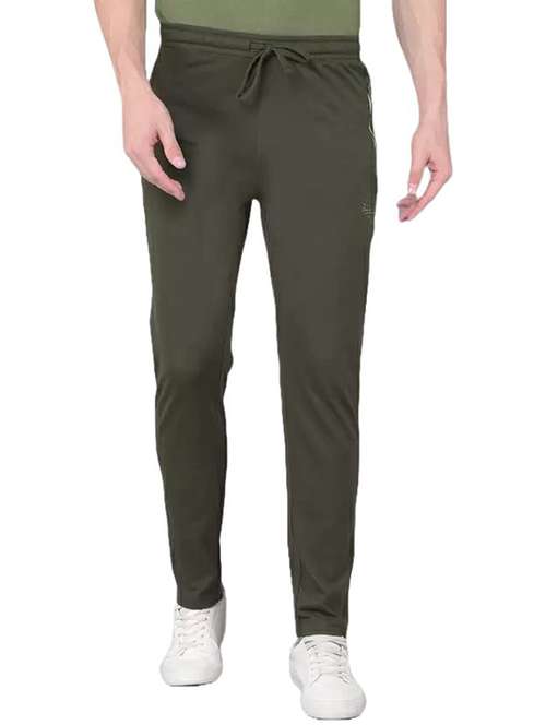 men regular fit mid rise full length track pant - 21576156 - Standard Image - 0