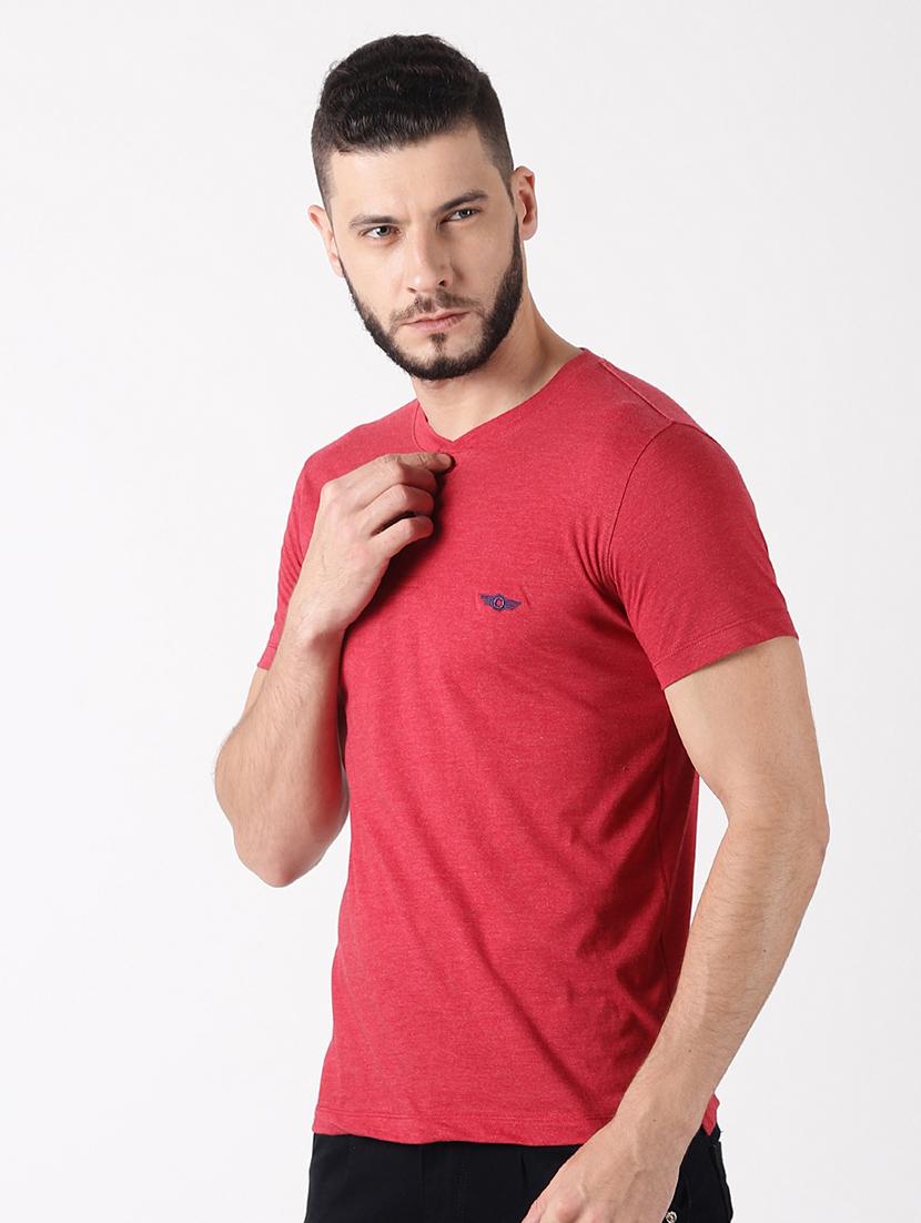 men solid henley neck short sleeves t-shirt - 21576163 - Standard Image - 1