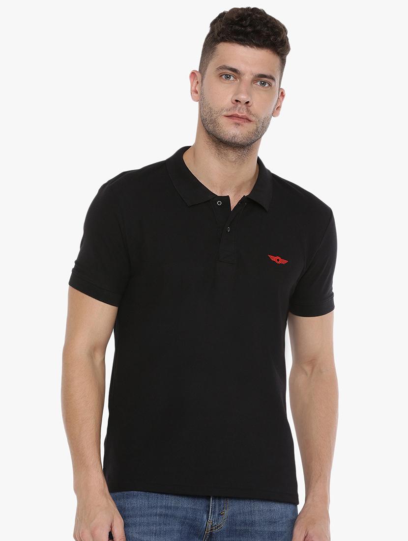 men solid short sleeve t-shirt - 21576217 -  Zoom Image - 0