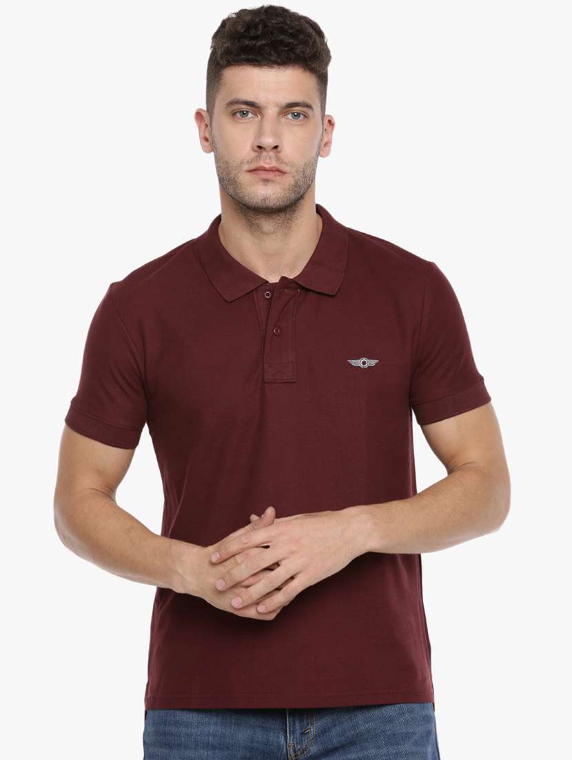 men solid short sleeve t-shirt