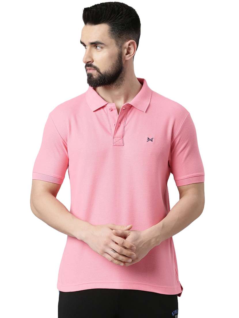 men solid short sleeve t-shirt - 21576229 - Zoom Image - 0