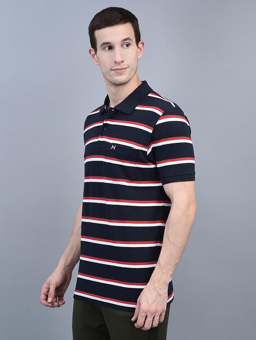 men stripe short sleeve t-shirt - 21576331 -  Standard Image - 1