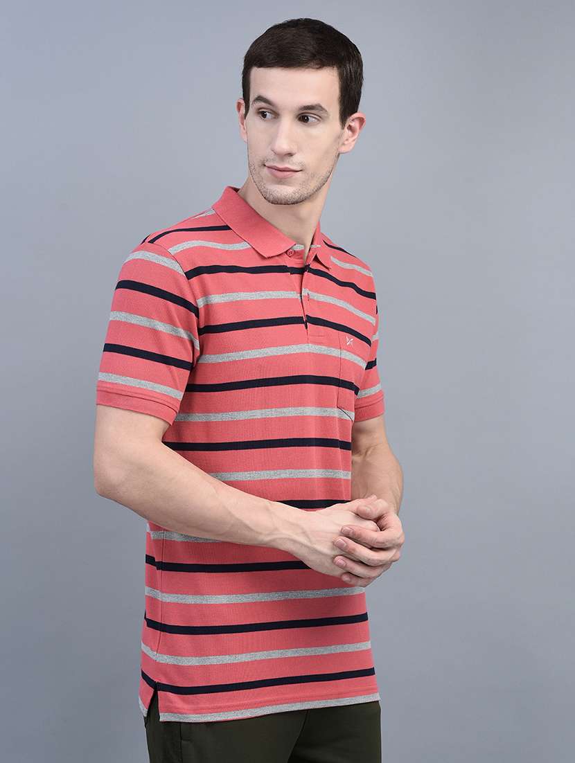 men stripe pack of 2 short sleeve t-shirts - 21576336 - Standard Image - 1