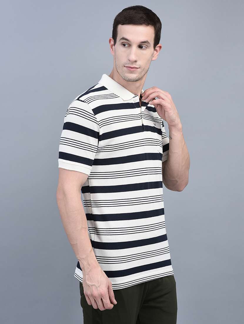 men stripe pack of 2 short sleeve t-shirts - 21576337 - Standard Image - 1