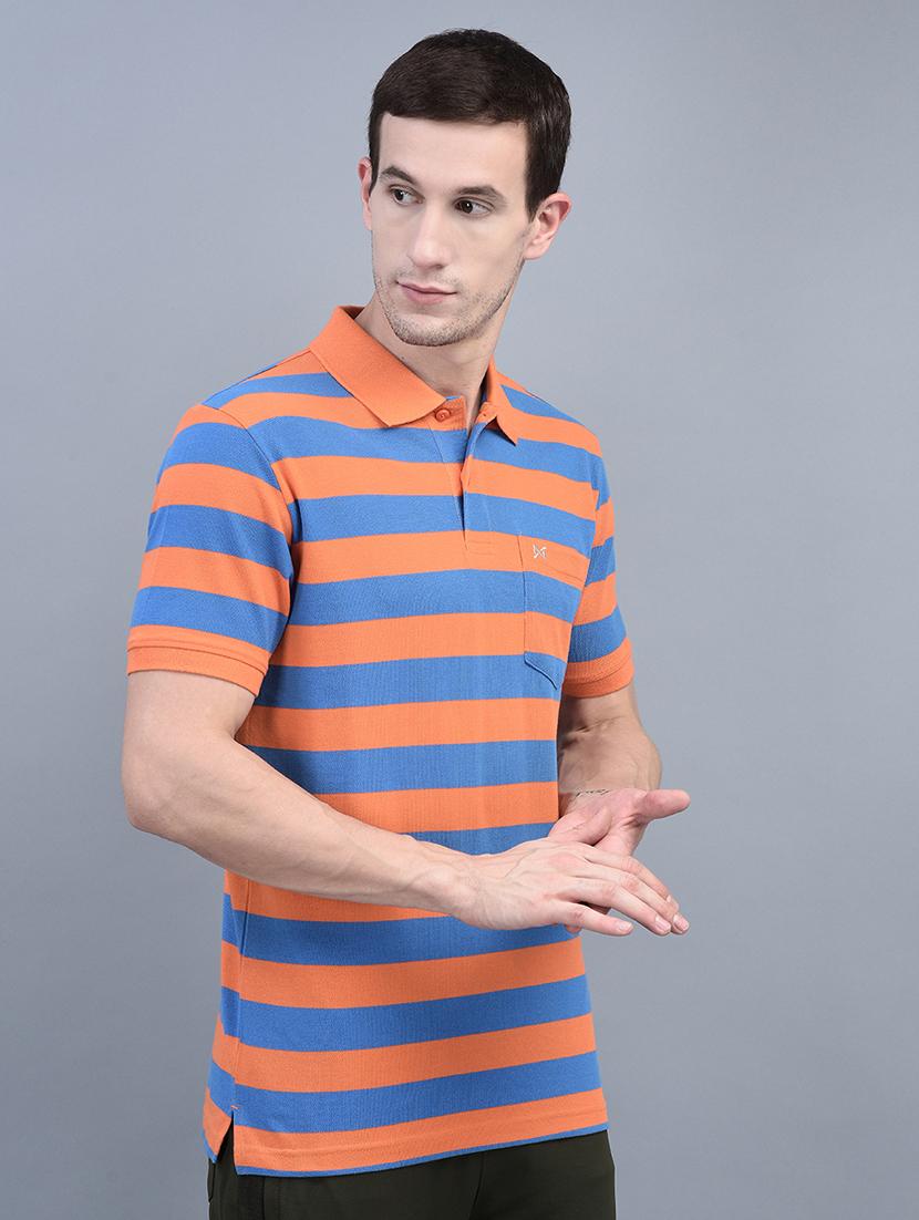 men stripe pack of 2 short sleeve t-shirts - 21576340 - Standard Image - 1