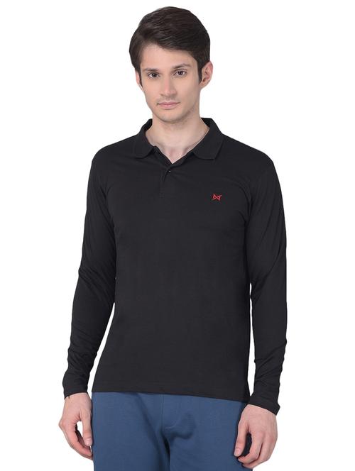 men solid long sleeve t-shirt - 21576341 - Standard Image - 0
