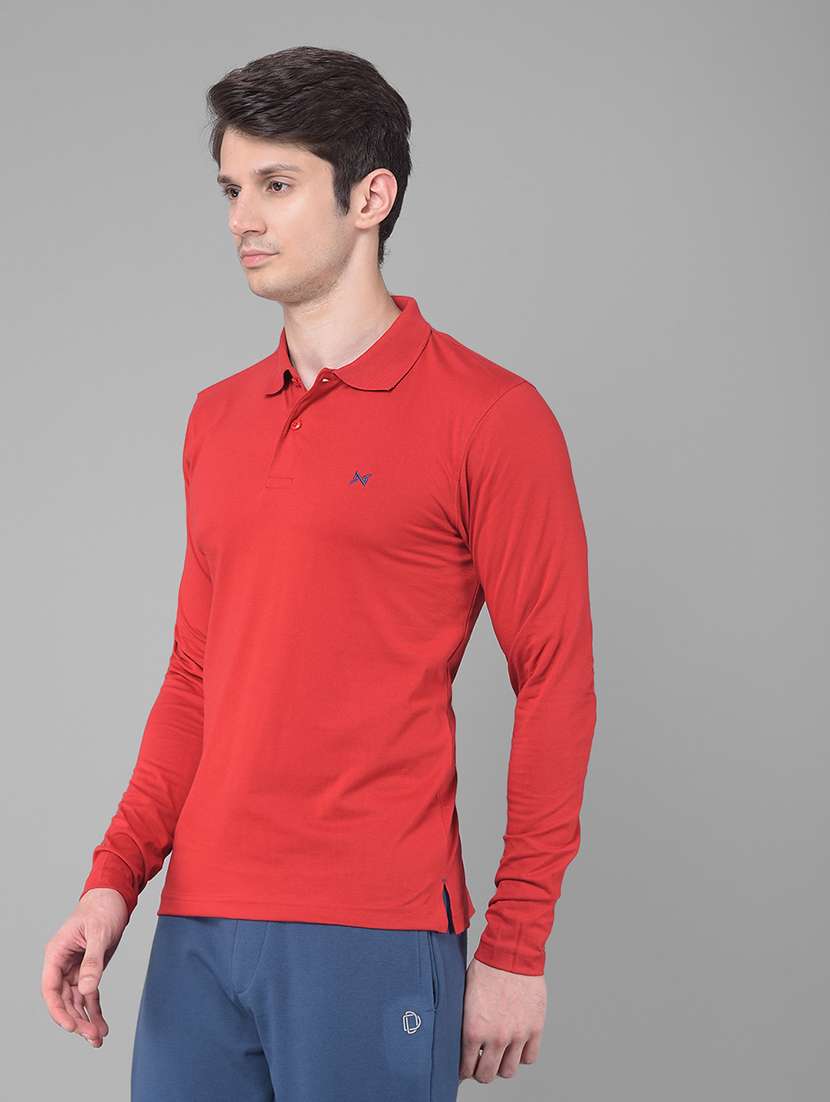 men solid long sleeve t-shirt - 21576342 -  Standard Image - 1