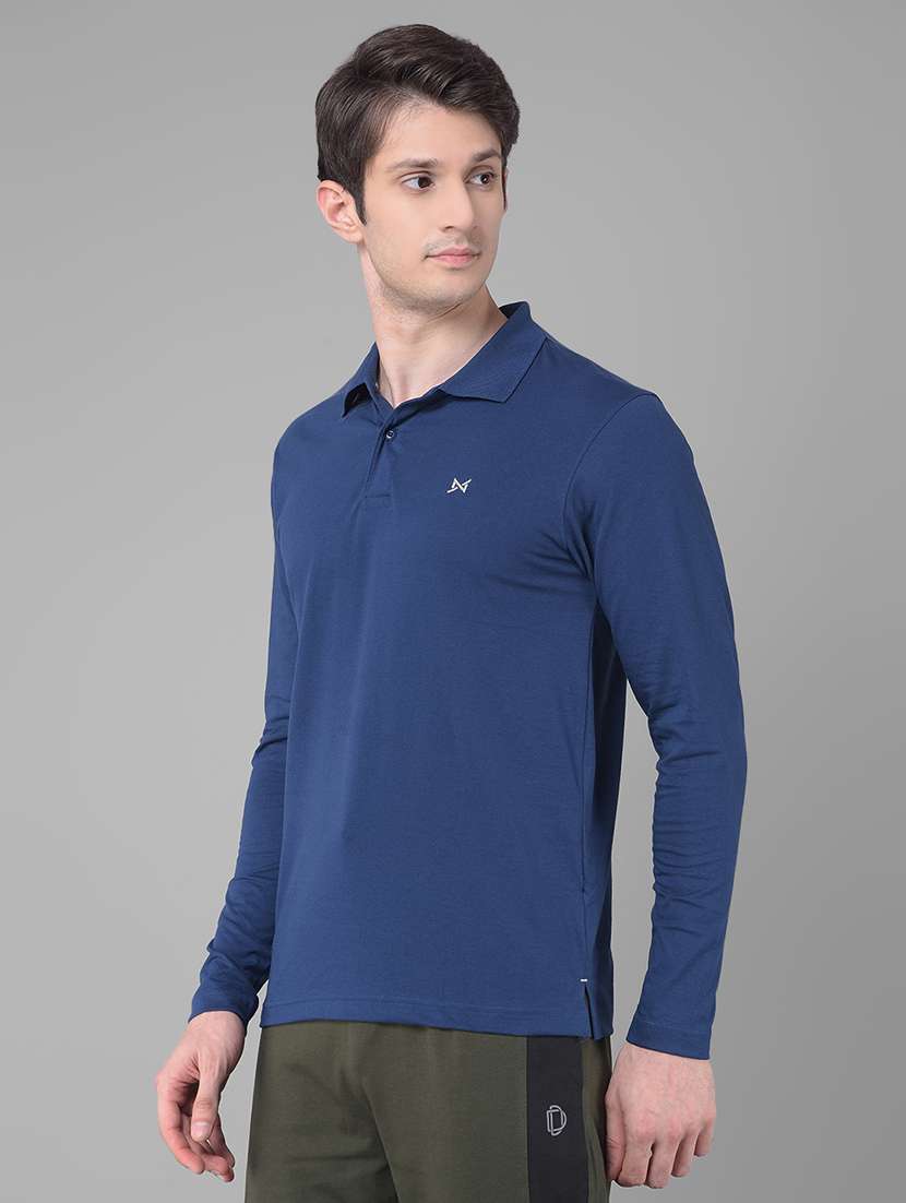 men solid pack of 2 long sleeve t-shirts - 21576347 -  Standard Image - 1