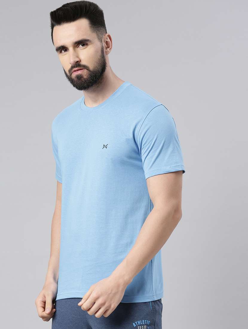men solid short sleeve t-shirt - 21576361 -  Standard Image - 1