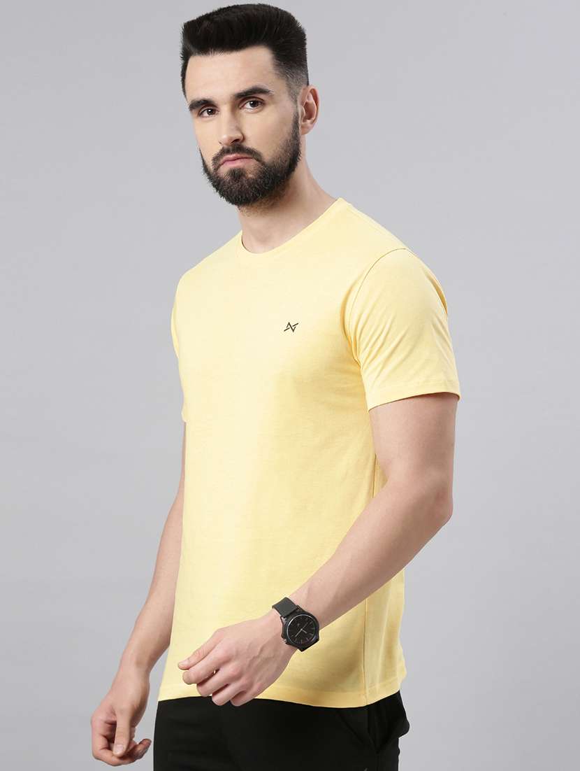 men solid short sleeve t-shirt - 21576364 -  Standard Image - 1