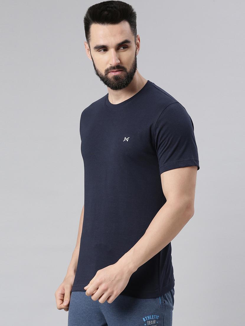men solid pack of 3 short sleeve t-shirt - 21576384 - Standard Image - 1