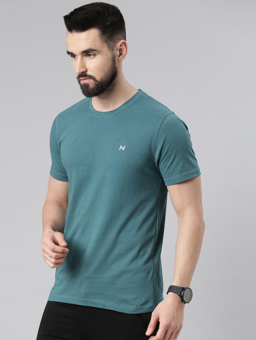 men solid pack of 3 short sleeve t-shirt - 21576385 - Standard Image - 1