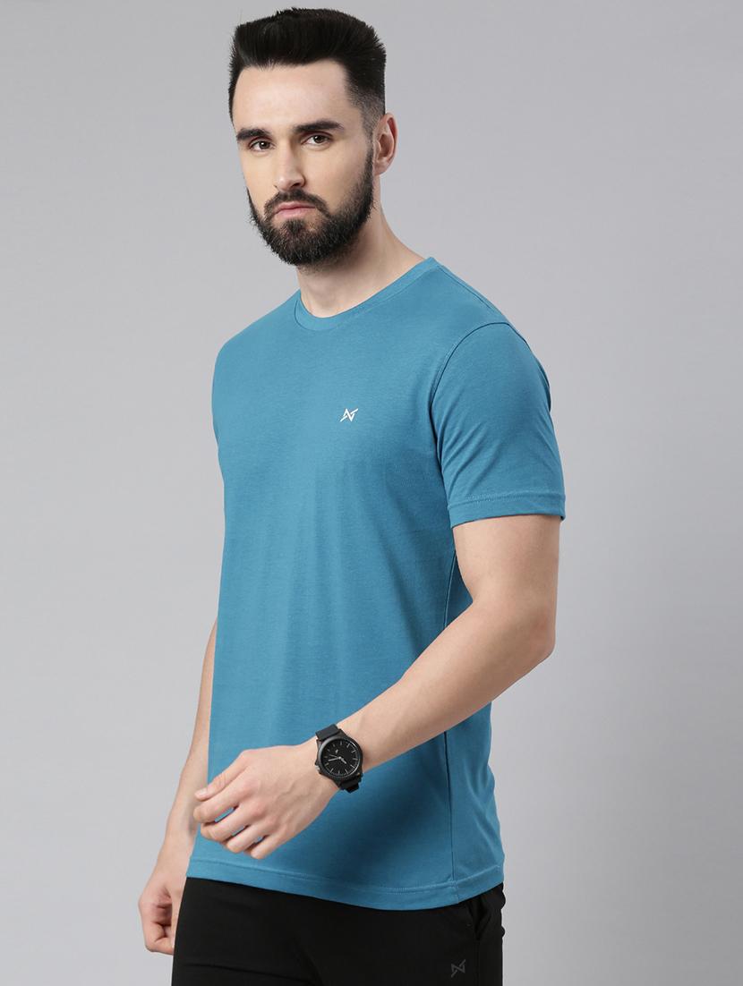 men solid pack of 3 short sleeve t-shirt - 21576391 -  Standard Image - 1