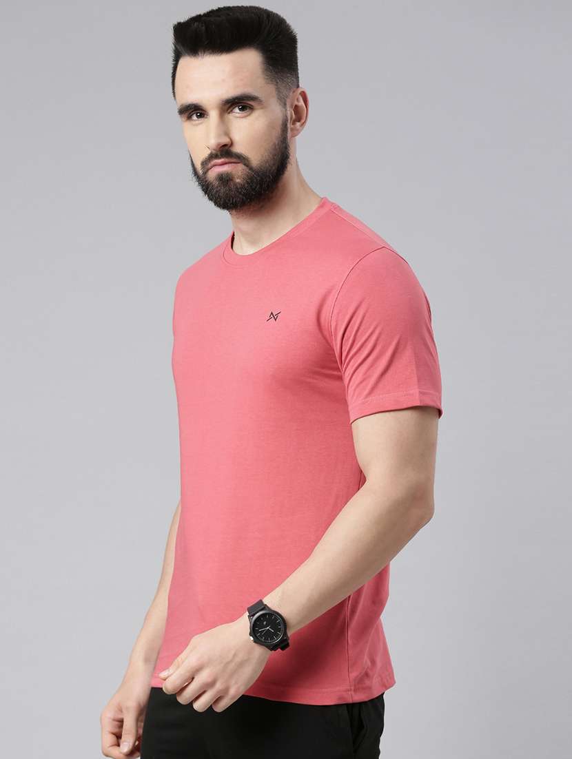 men solid pack of 3 short sleeve t-shirt - 21576393 -  Standard Image - 1