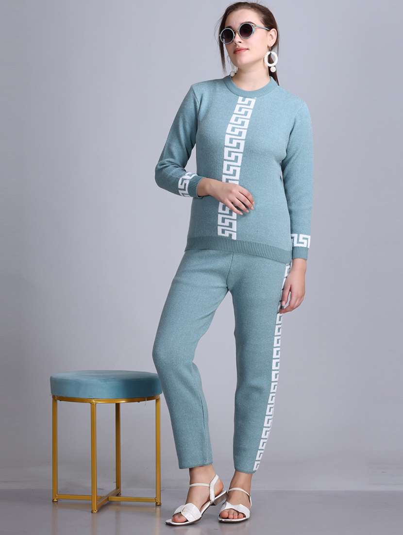 women self design winter co-ord set