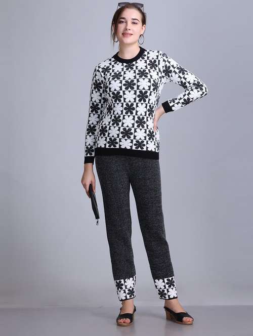 women self design winter co-ord set - 21577255 -  Standard Image - 0