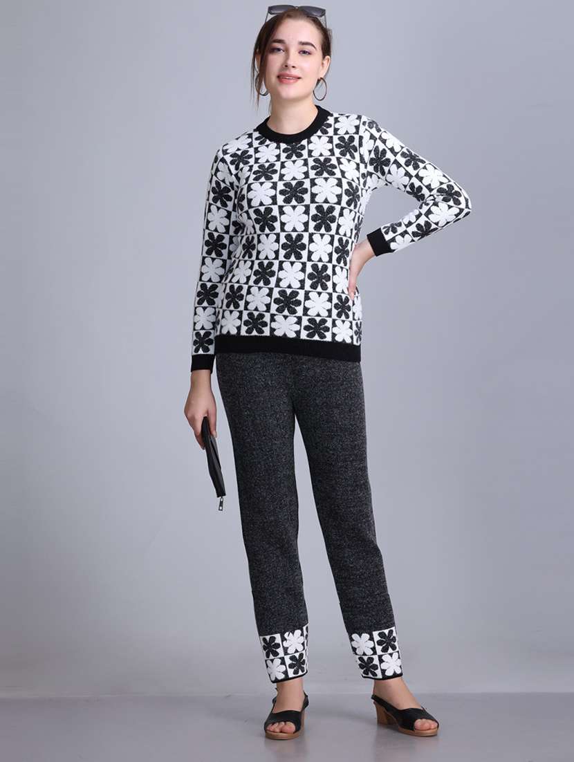women self design winter co-ord set