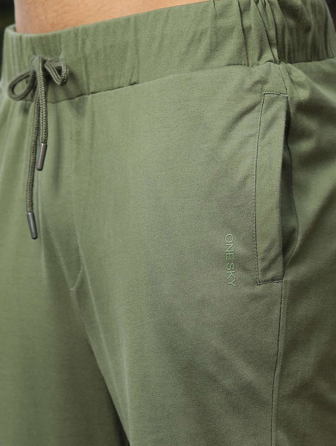 men solid regular fit track pant - 21577275 -  Standard Image - 6