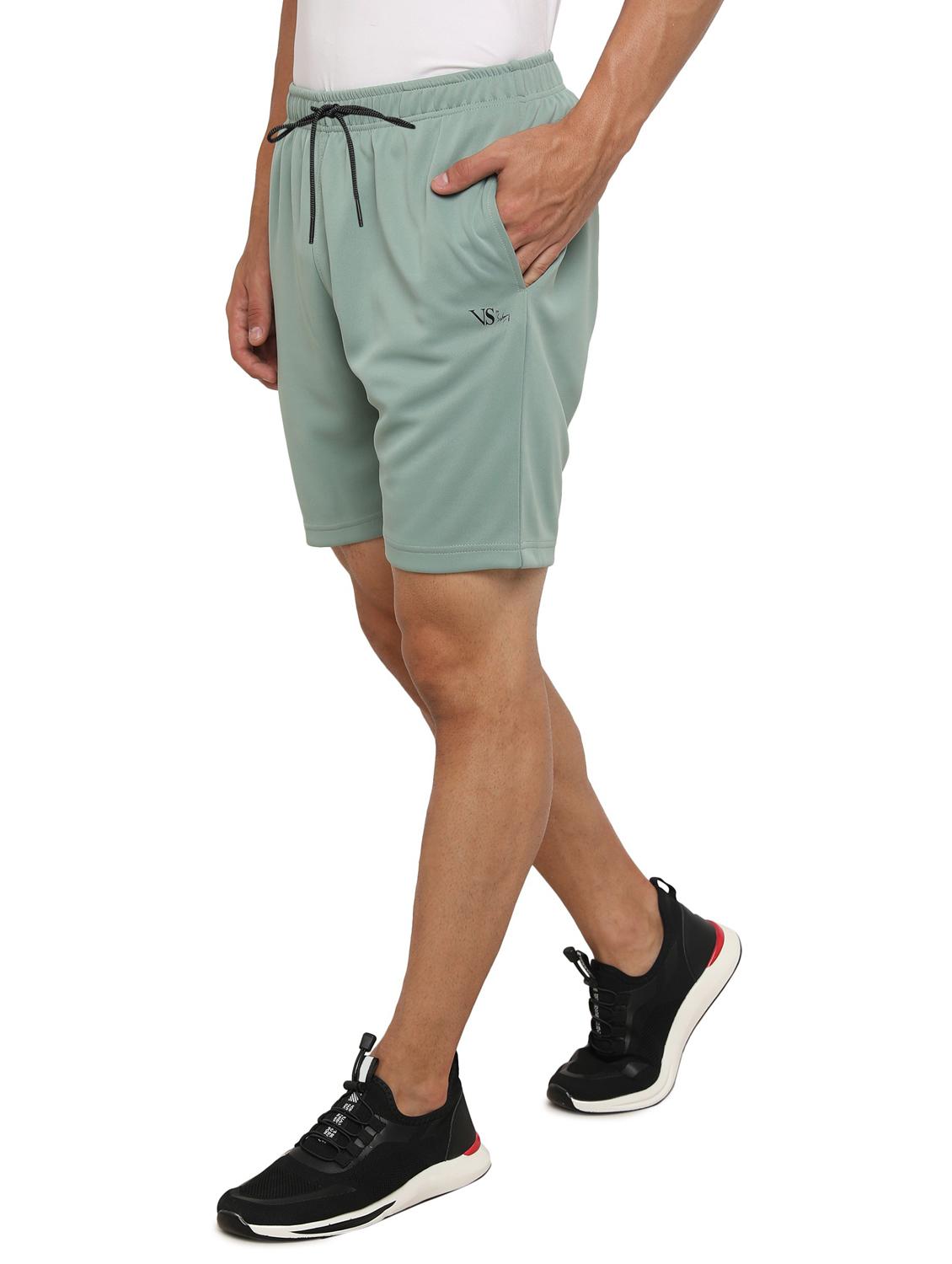 men regular fit plain mid rise shorts - 21577340 -  Standard Image - 1