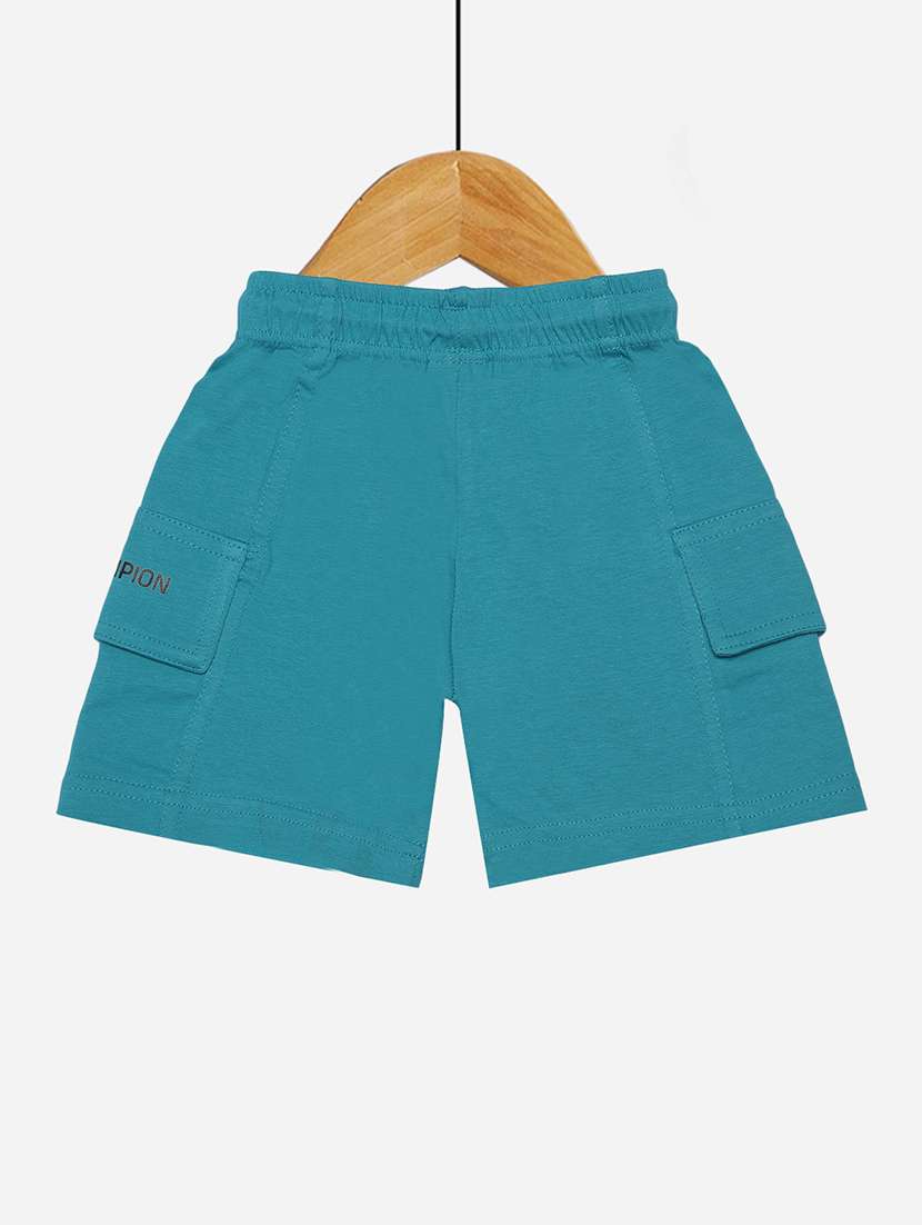 boys pack of 2 solid drawstring shorts with double pockets  - 21577654 -  Standard Image - 1