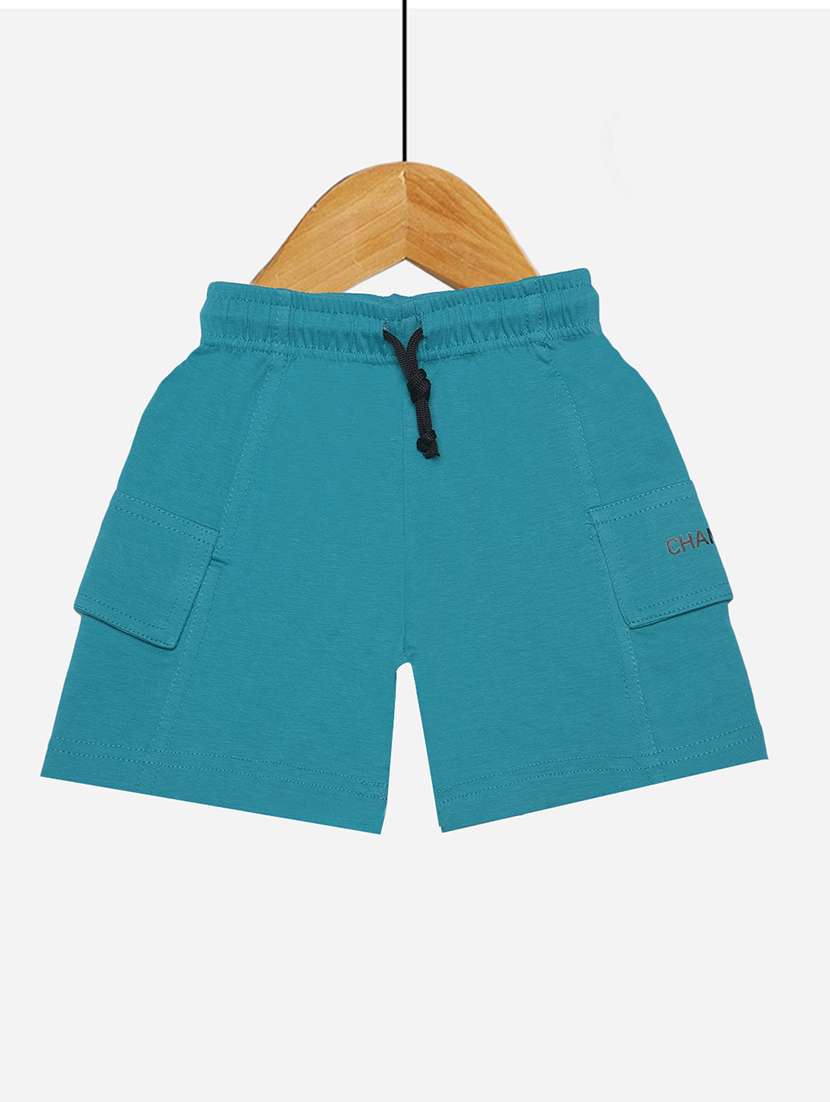boys pack of 3 solid drawstring shorts with double pockets  - 21577658 -  Standard Image - 1