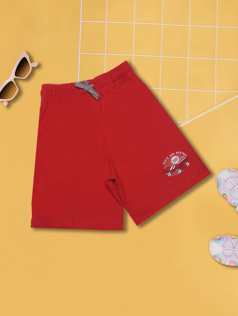 boys pack of 2 placement printed drawstring shorts - 21577731 -  Standard Image - 1