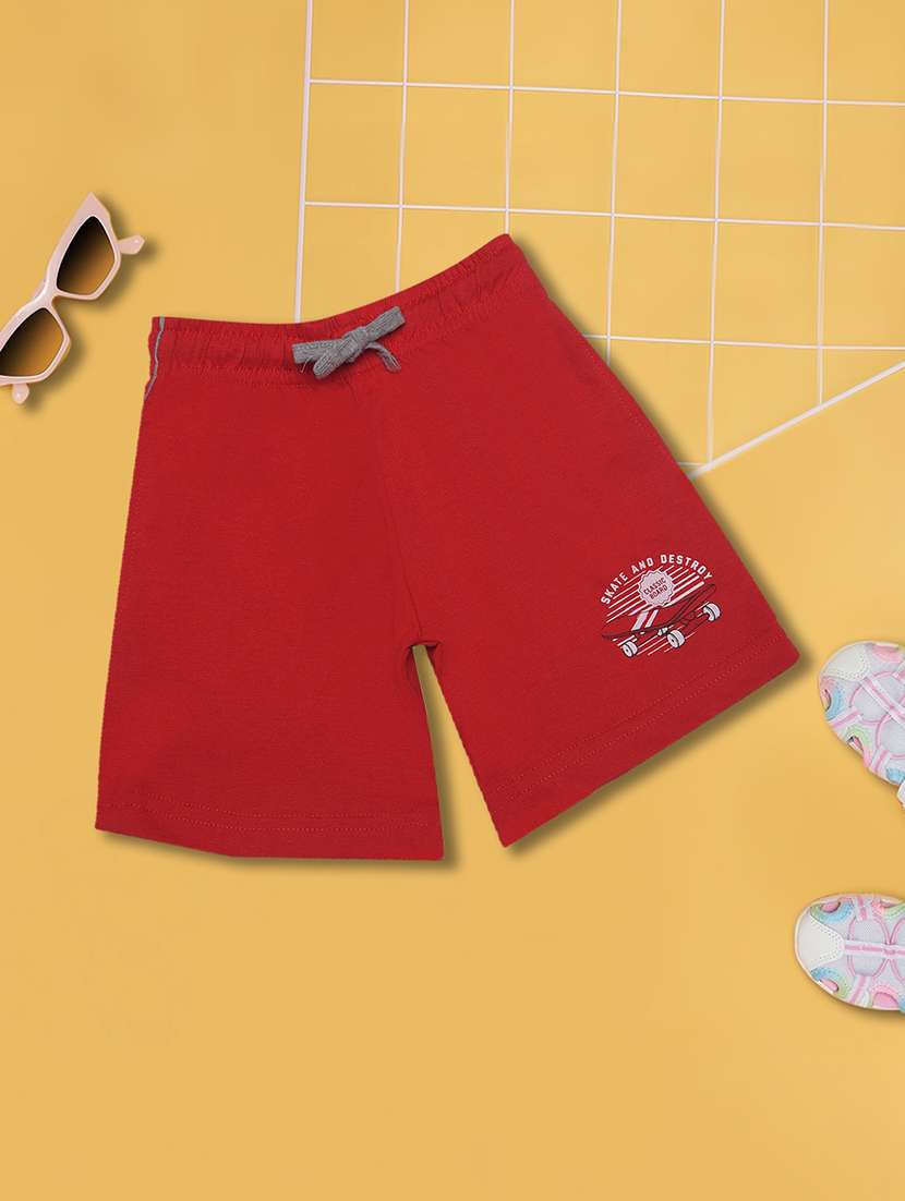 boys pack of 3 placement printed drawstring shorts - 21577736 -  Standard Image - 1