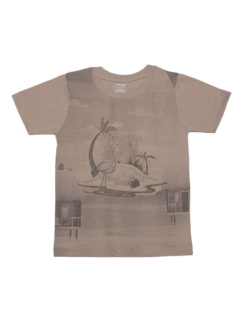 boys graphic printed round neck t-shirt - 21577824 -  Standard Image - 1