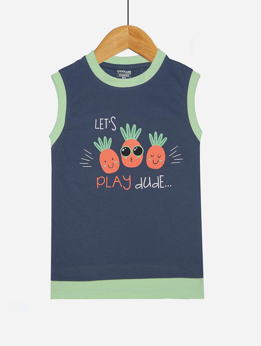 boy pack of 2 printed sleeveless t-shirt - 21577925 - Standard Image - 1