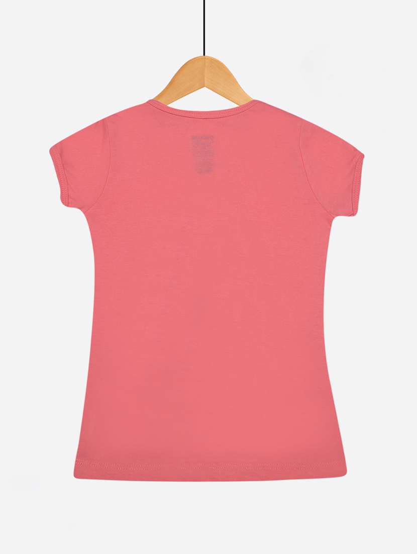 girls pack of 2 front print round neck t-shirt - 21577972 -  Standard Image - 1