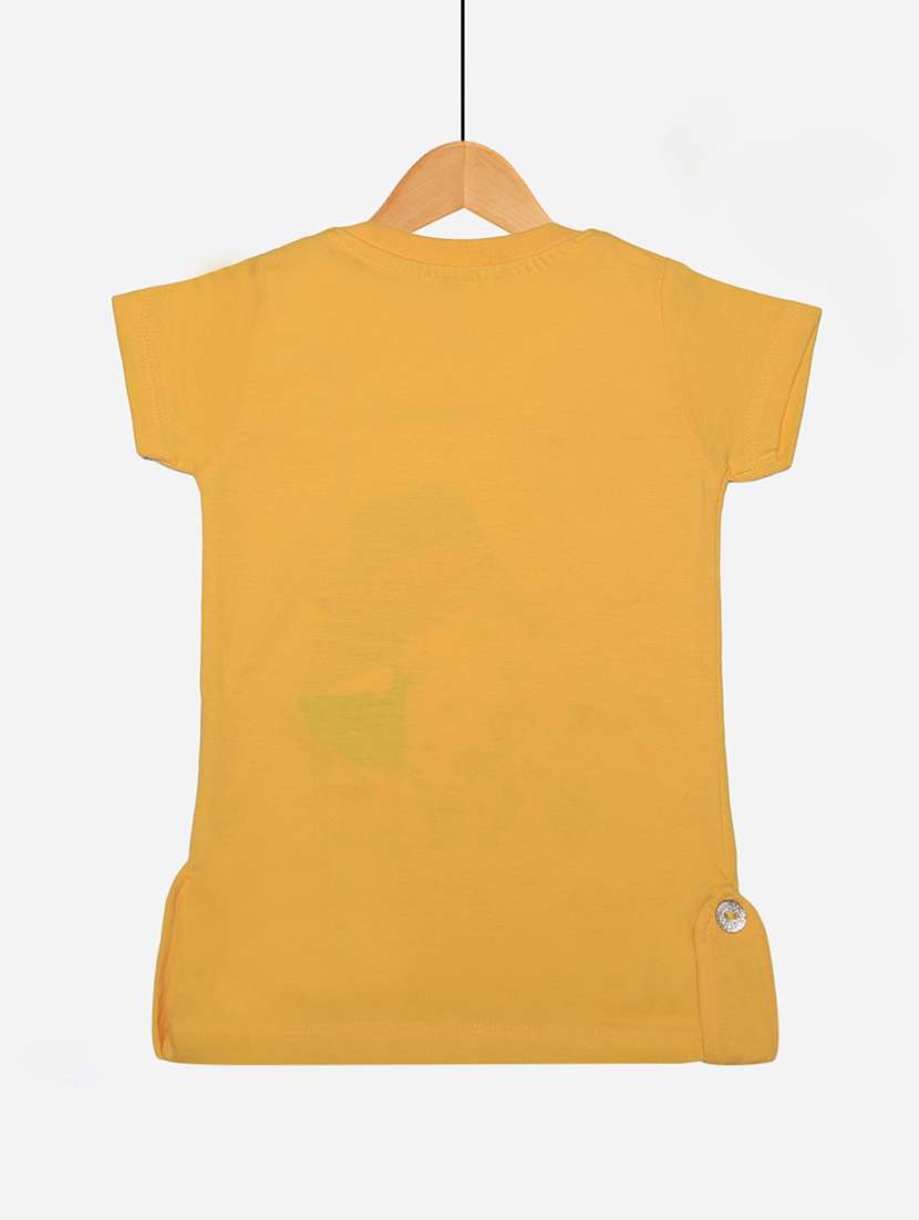 girls pack of 2 front print round neck t-shirt - 21577973 -  Standard Image - 1