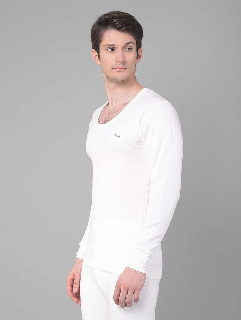 men pack of 2 solid scoop neck full sleeve thermal top - 21578051 -  Standard Image - 1