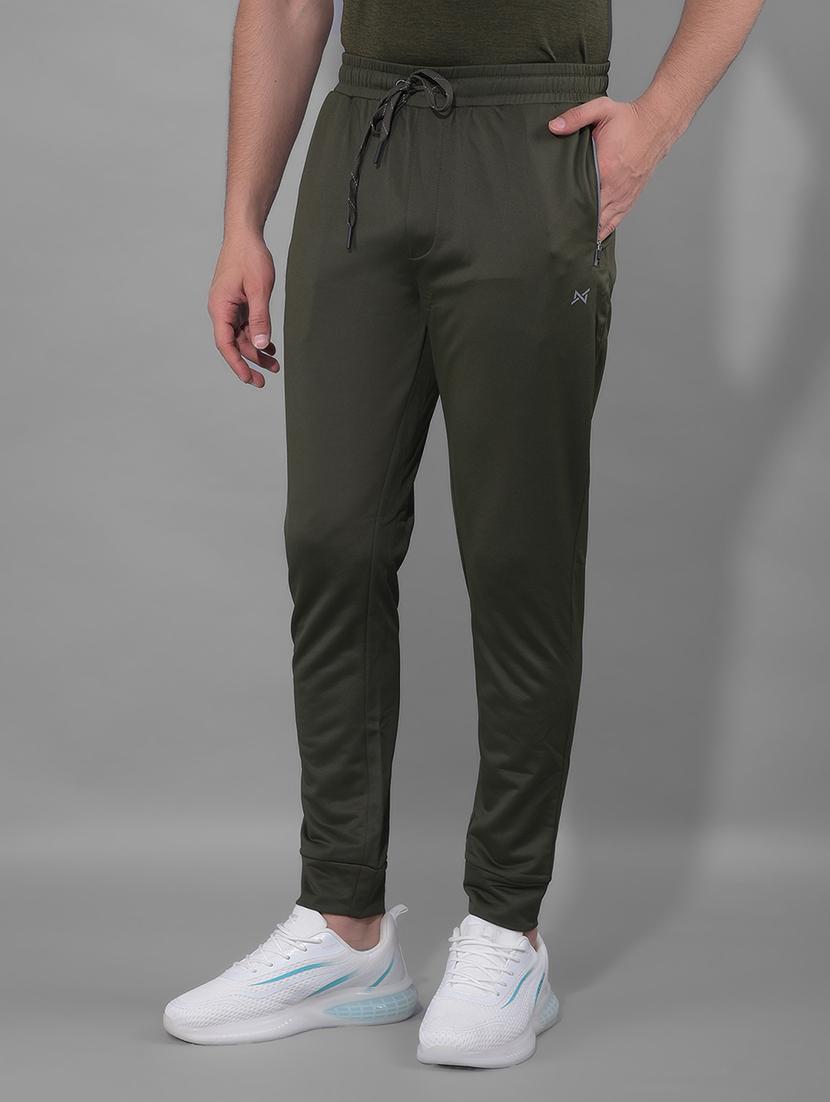 olive polyester joggers - 21578102 - Standard Image - 1