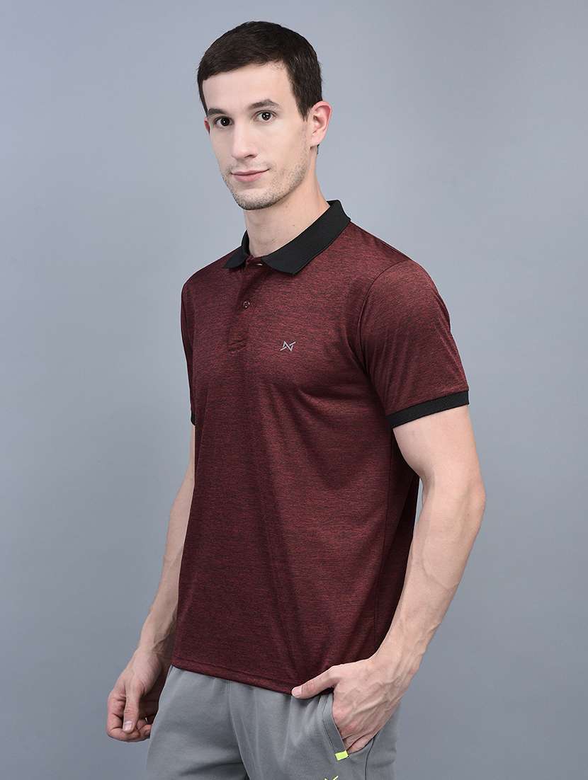 men pack of 5 solid polo t-shirt - 21578120 -  Standard Image - 1