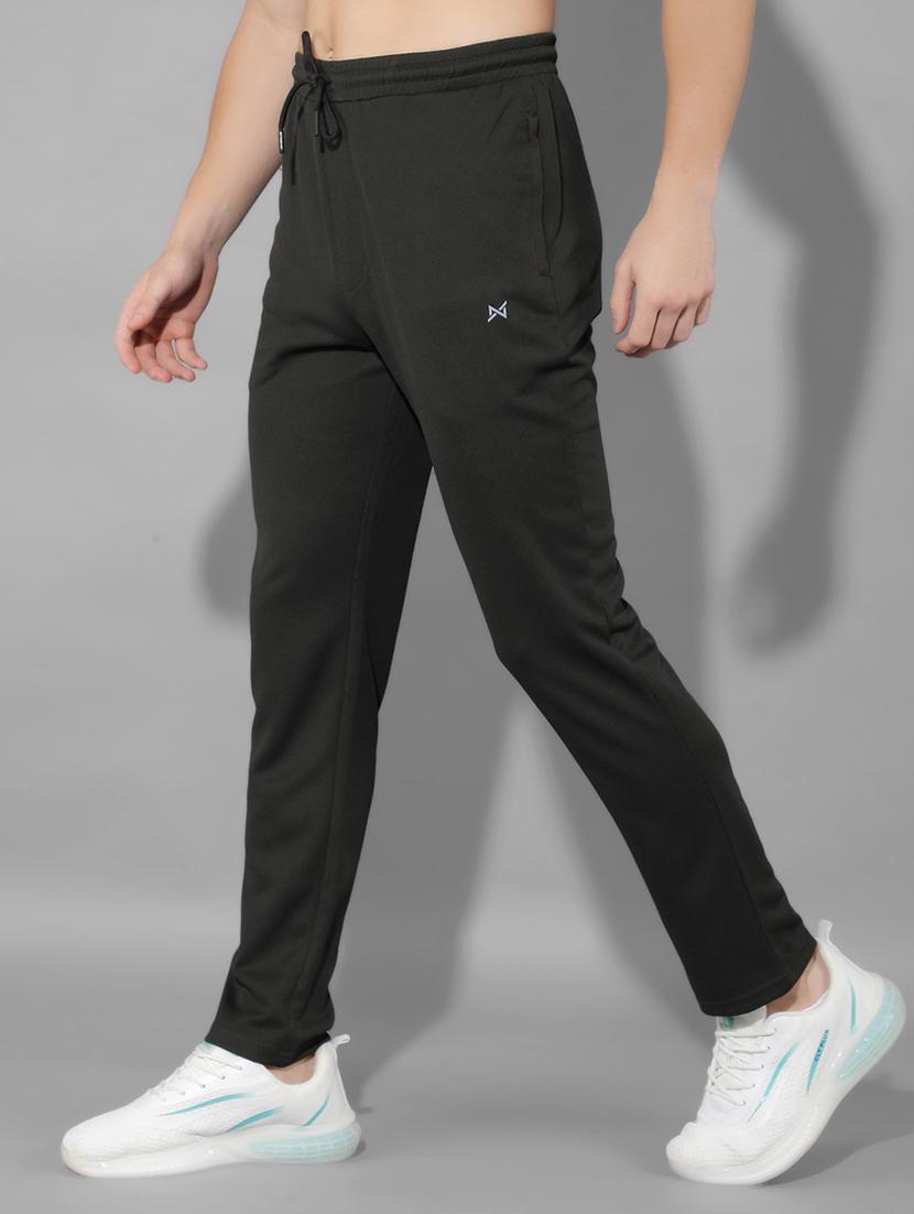men pack of 2 regular fit solid full length track pants - 21578199 - Standard Image - 1