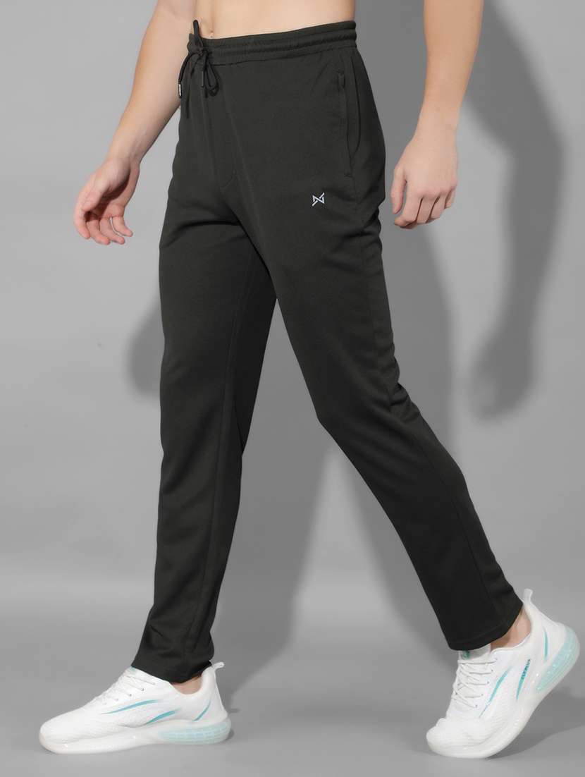 men pack of 3 regular fit solid full length track pants - 21578201 -  Standard Image - 1