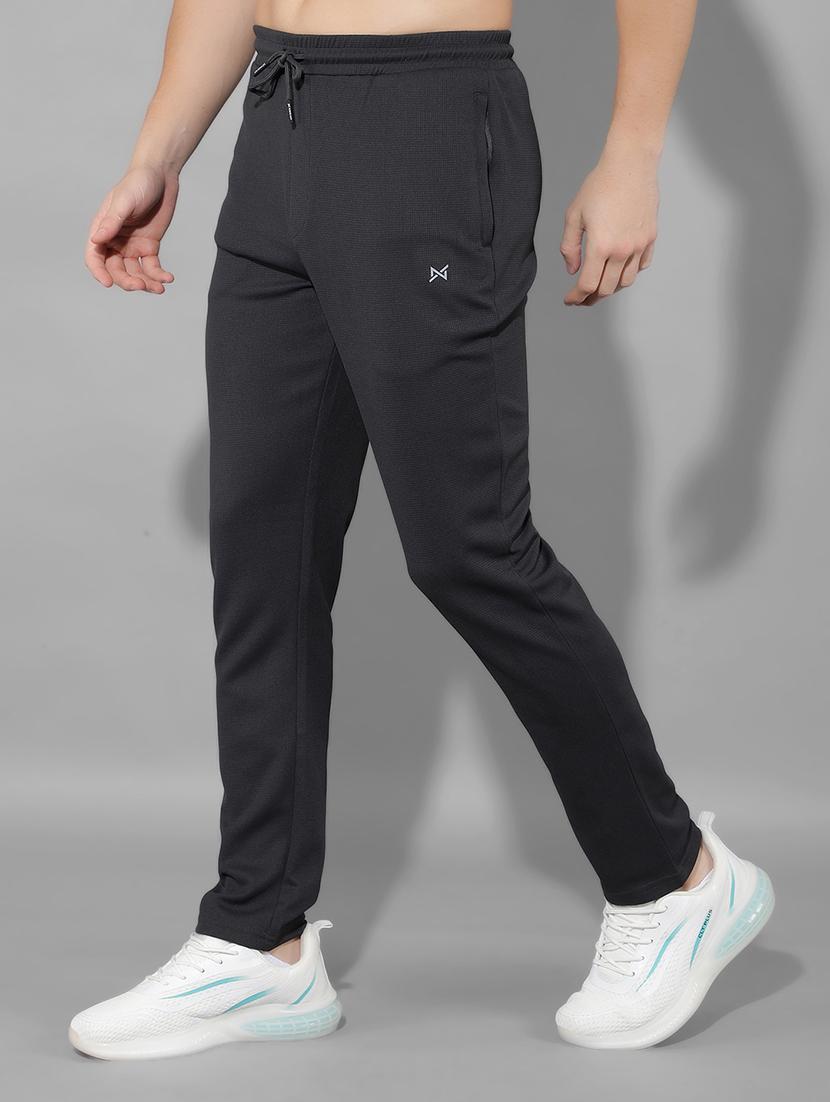 men pack of 3 regular fit solid full length track pants - 21578203 - Standard Image - 1